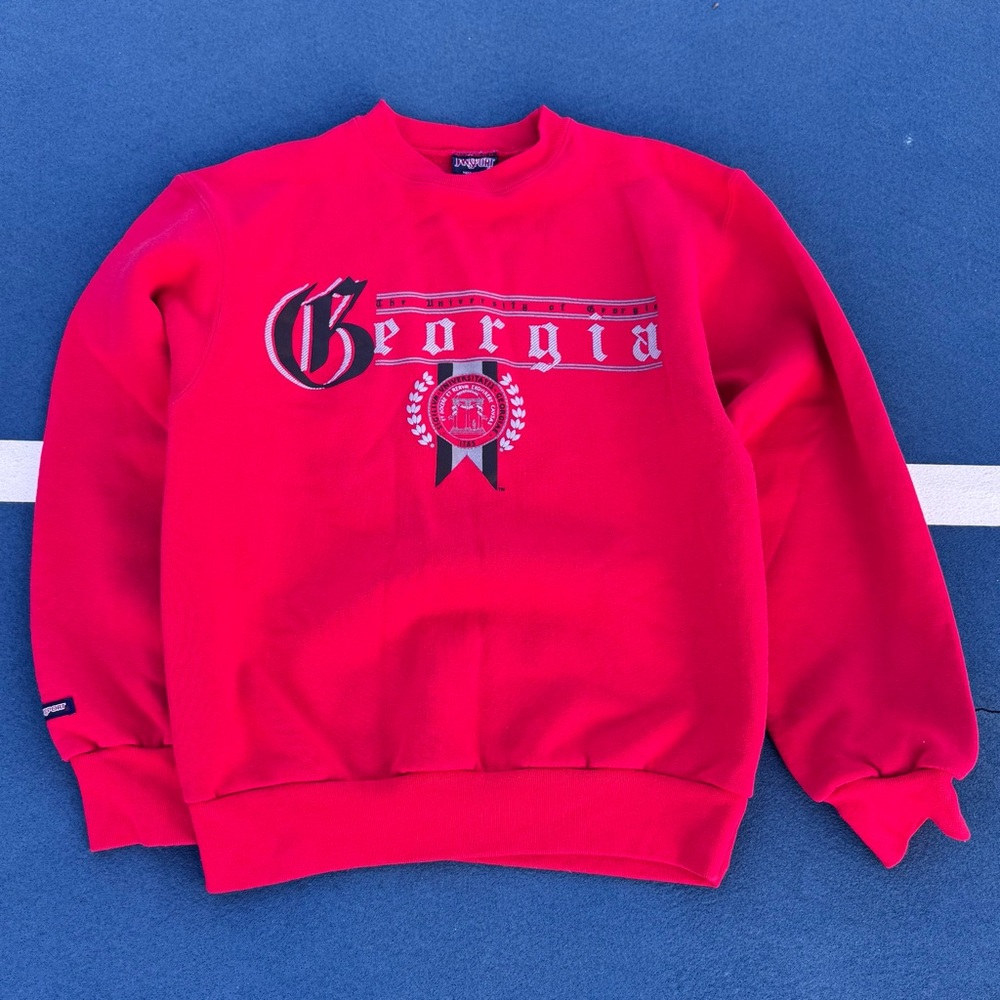 Vintage University of Georgia x Jansport Pull Over Sweatshirt Men’s Size Medium